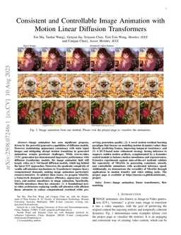 Consistent and Controllable Image Animation with Motion Linear Diffusion Transformers