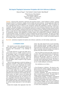Bio-Inspired Topological Autonomous Navigation with Active Inference in Robotics