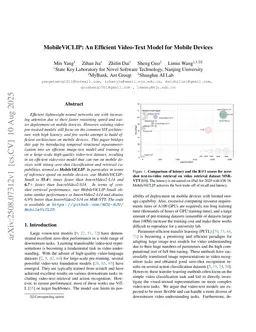 MobileViCLIP: An Efficient Video-Text Model for Mobile Devices