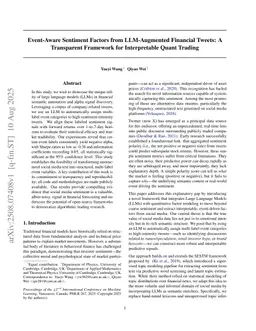 Event-Aware Sentiment Factors from LLM-Augmented Financial Tweets: A Transparent Framework for Interpretable Quant Trading