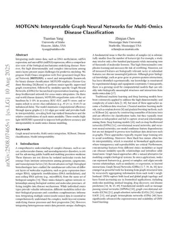 MOTGNN: Interpretable Graph Neural Networks for Multi-Omics Disease Classification