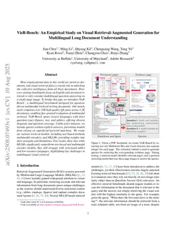 VisR-Bench: An Empirical Study on Visual Retrieval-Augmented Generation for Multilingual Long Document Understanding