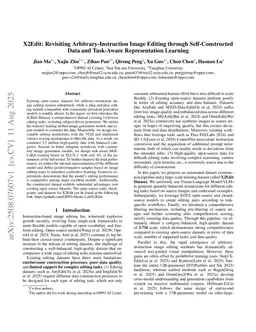X2Edit: Revisiting Arbitrary-Instruction Image Editing through Self-Constructed Data and Task-Aware Representation Learning