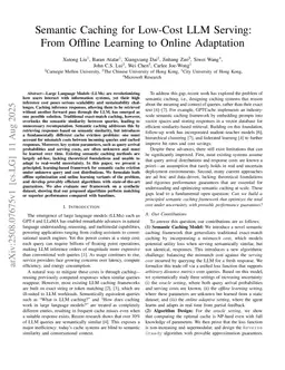 Semantic Caching for Low-Cost LLM Serving: From Offline Learning to Online Adaptation