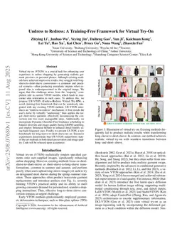 Undress to Redress: A Training-Free Framework for Virtual Try-On