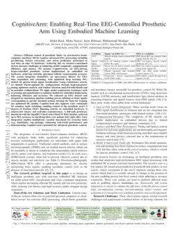 CognitiveArm: Enabling Real-Time EEG-Controlled Prosthetic Arm Using Embodied Machine Learning