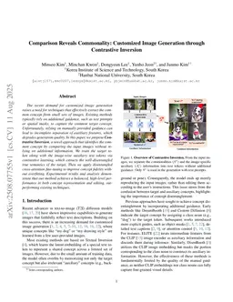 Comparison Reveals Commonality: Customized Image Generation through Contrastive Inversion