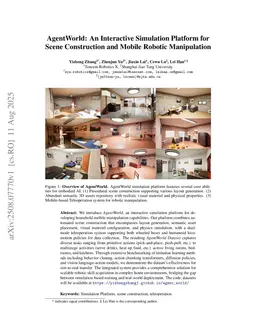 AgentWorld: An Interactive Simulation Platform for Scene Construction and Mobile Robotic Manipulation