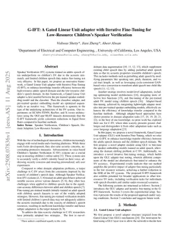 G-IFT: A Gated Linear Unit adapter with Iterative Fine-Tuning for Low-Resource Children's Speaker Verification