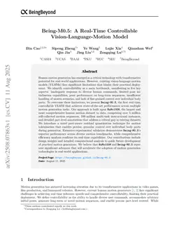 Being-M0.5: A Real-Time Controllable Vision-Language-Motion Model