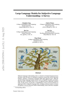 Large Language Models for Subjective Language Understanding: A Survey