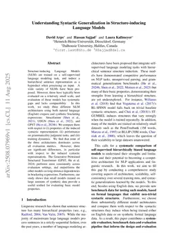 Understanding Syntactic Generalization in Structure-inducing Language Models