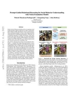 Prompt-Guided Relational Reasoning for Social Behavior Understanding with Vision Foundation Models