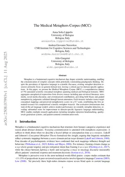 The Medical Metaphors Corpus (MCC)