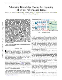 Advancing Knowledge Tracing by Exploring Follow-up Performance Trends
