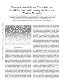 Communication-Efficient Zero-Order and First-Order Federated Learning Methods over Wireless Networks