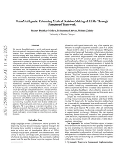 TeamMedAgents: Enhancing Medical Decision-Making of LLMs Through Structured Teamwork