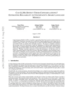 Can LLMs Detect Their Confabulations? Estimating Reliability in Uncertainty-Aware Language Models