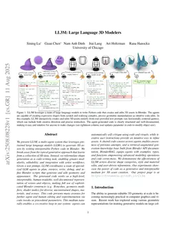 LL3M: Large Language 3D Modelers