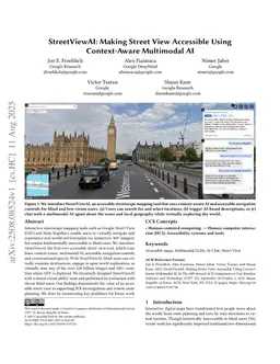 StreetReaderAI: Making Street View Accessible Using Context-Aware Multimodal AI