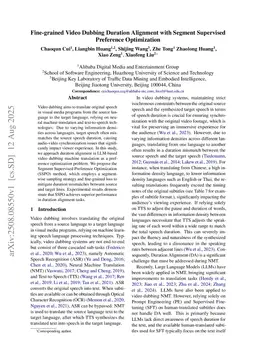 Fine-grained Video Dubbing Duration Alignment with Segment Supervised Preference Optimization