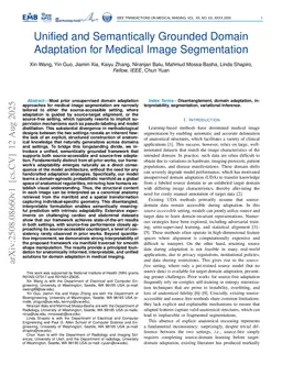 Unified and Semantically Grounded Domain Adaptation for Medical Image Segmentation
