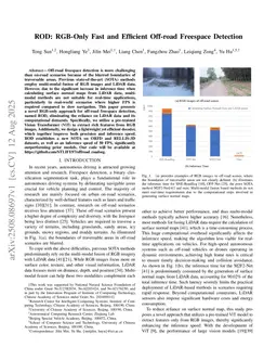 ROD: RGB-Only Fast and Efficient Off-road Freespace Detection