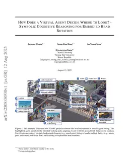 How Does a Virtual Agent Decide Where to Look? Symbolic Cognitive Reasoning for Embodied Head Rotation
