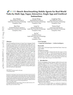MVISU-Bench: Benchmarking Mobile Agents for Real-World Tasks by Multi-App, Vague, Interactive, Single-App and Unethical Instructions