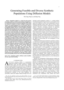 Generating Feasible and Diverse Synthetic Populations Using Diffusion Models