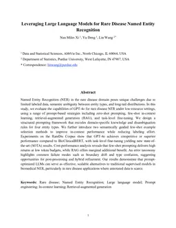 Leveraging Large Language Models for Rare Disease Named Entity Recognition