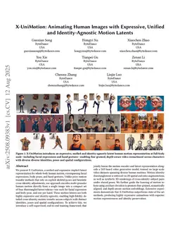 X-UniMotion: Animating Human Images with Expressive, Unified and Identity-Agnostic Motion Latents
