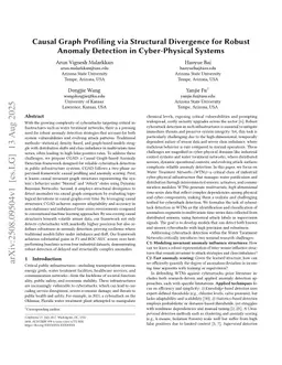 Causal Graph Profiling via Structural Divergence for Robust Anomaly Detection in Cyber-Physical Systems