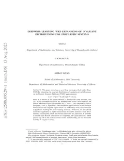 DeepWKB: Learning WKB Expansions of Invariant Distributions for Stochastic Systems