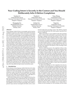From Context to Intent: Reasoning-Guided Function-Level Code Completion