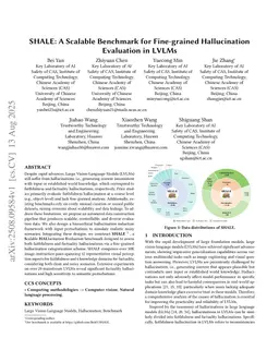 SHALE: A Scalable Benchmark for Fine-grained Hallucination Evaluation in LVLMs
