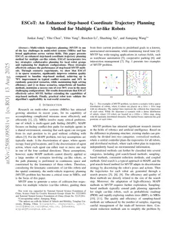 ESCoT: An Enhanced Step-based Coordinate Trajectory Planning Method for Multiple Car-like Robots