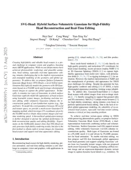 SVG-Head: Hybrid Surface-Volumetric Gaussians for High-Fidelity Head Reconstruction and Real-Time Editing