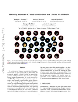 Enhancing Monocular 3D Hand Reconstruction with Learned Texture Priors