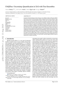 UbiQTree: Uncertainty Quantification in XAI with Tree Ensembles