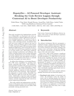 DeputyDev -- AI Powered Developer Assistant: Breaking the Code Review Logjam through Contextual AI to Boost Developer Productivity