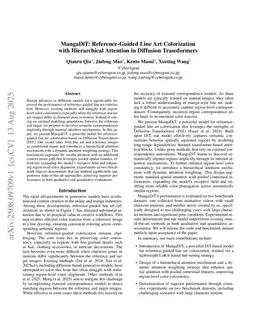 MangaDiT: Reference-Guided Line Art Colorization with Hierarchical Attention in Diffusion Transformers