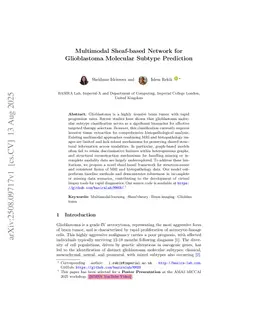 Multimodal Sheaf-based Network for Glioblastoma Molecular Subtype Prediction