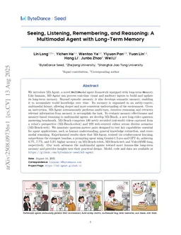 Seeing, Listening, Remembering, and Reasoning: A Multimodal Agent with Long-Term Memory