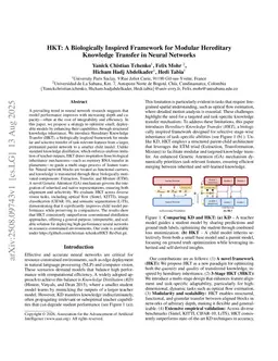 HKT: A Biologically Inspired Framework for Modular Hereditary Knowledge Transfer in Neural Networks