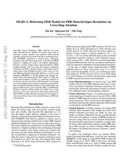 MUJICA: Reforming SISR Models for PBR Material Super-Resolution via Cross-Map Attention