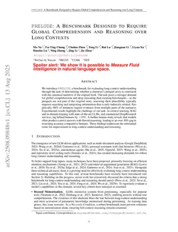 PRELUDE: A Benchmark Designed to Require Global Comprehension and Reasoning over Long Contexts