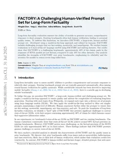 FACTORY: A Challenging Human-Verified Prompt Set for Long-Form Factuality