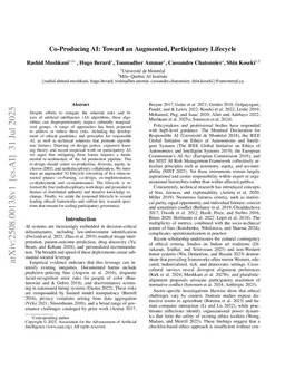 Co-Producing AI: Toward an Augmented, Participatory Lifecycle