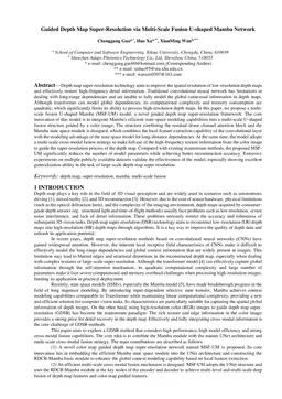 Guided Depth Map Super-Resolution via Multi-Scale Fusion U-shaped Mamba Network